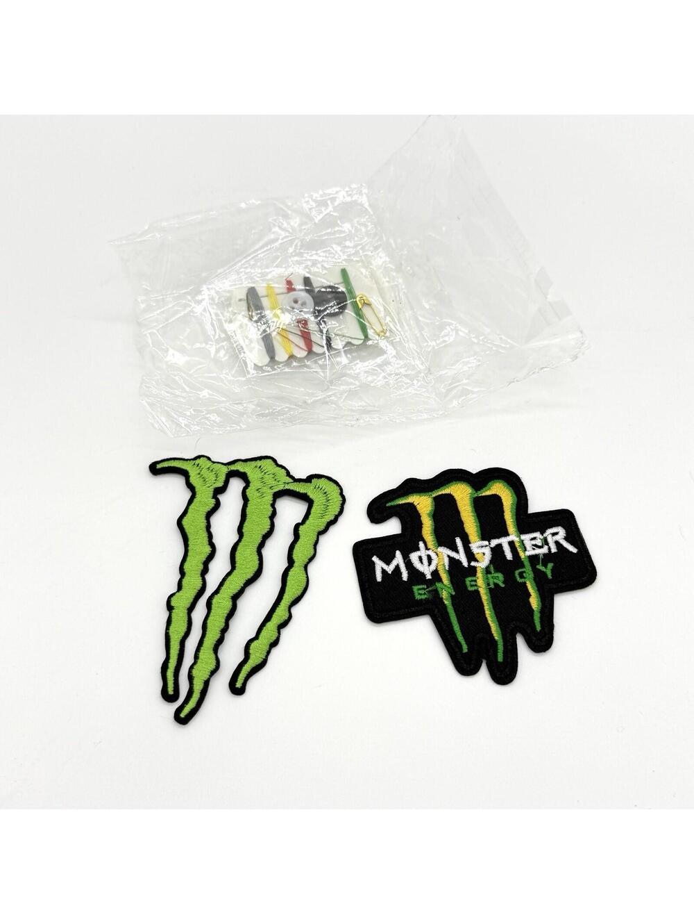 Monster Energy Embroidered Iron On Patch Lot Racing Motocross BMX NWT Y2K
